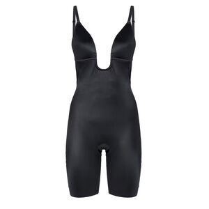 SPANX Suit Your Fancy Plunge Low-Back Mid-Thigh NWOT size large Black